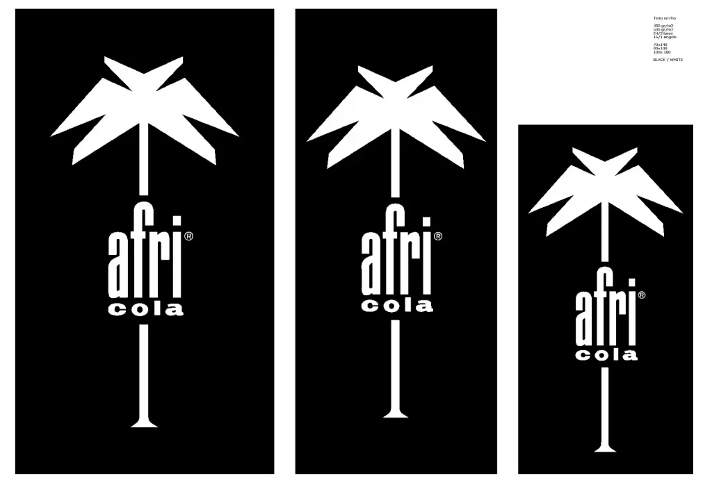 Design Entwurf Afri Cola Handtücher
